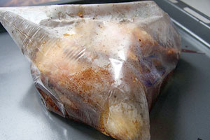 Курица в пакете для запекания